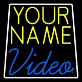 Custom Blue Video Neon Sign