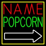 Custom Green Popcorn Neon Sign