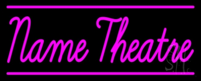 Custom Pink Theatre Neon Sign