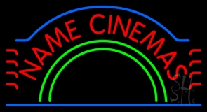 Custom Red Cinemas Neon Sign