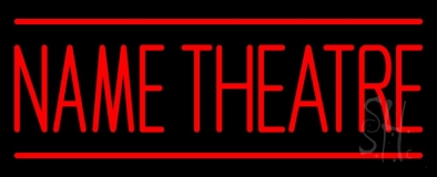 Custom Red Theatre Neon Sign