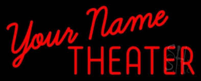 Custom Theater Red Neon Sign