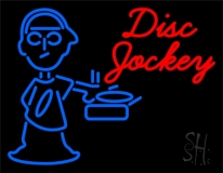 Dj Disc Jockey Neon Sign