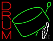 Drum Symbol 1 Neon Sign