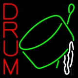 Drum Symbol 2 Neon Sign