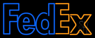 Fedex Logo Neon Sign