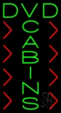 Green Dvd Cabins Neon Sign