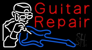 Guitar Repair 1 Neon Sign