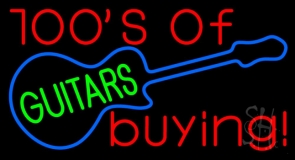 Guitars 1 Neon Sign