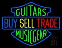 Guitars Buy Sell Trade Neon Sign