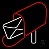 Mailbox Red Logo Neon Sign