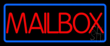 Red Mailbox Neon Sign