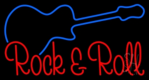 Red Rock N Roll 2 Neon Sign