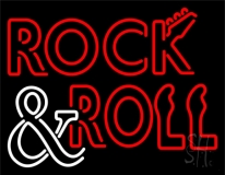 Rock And Roll 2 Neon Sign