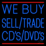 We Buy Sell Cds Dvds 2 Neon Sign