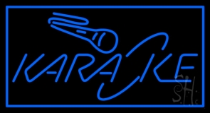 Blue Karaoke Neon Sign
