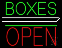 Boxes Double Stroke 1 Neon Sign