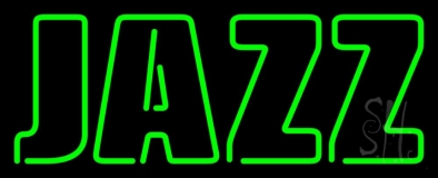 Green Jazz Block 1 Neon Sign