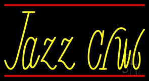 Jazz Club In Yellow Neon Sign