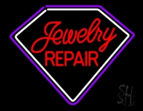Jewelry Repair Red Neon Sign
