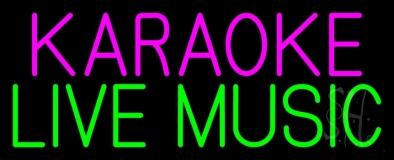 Karaoke Live Muisc 1 Neon Sign