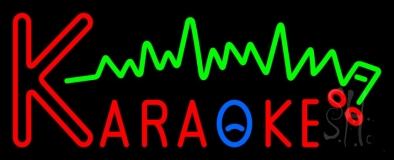 Karaoke Music Note 2 Neon Sign