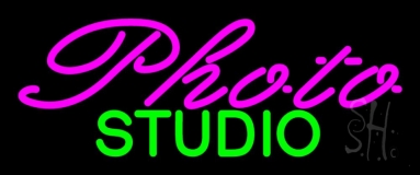 Pink Photo Studio Neon Sign