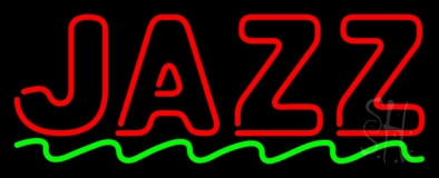 Red Colored Jazz Block 1 Neon Sign