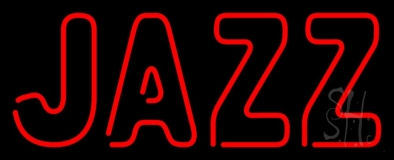 Red Jazz Block 4 Neon Sign