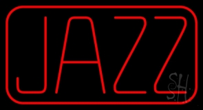 Red Jazz Block Neon Sign