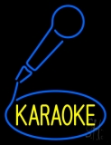 Yellow Karaoke With Mike Logo 1 Neon Sign