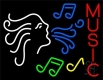 Angel Notes Music 2 Neon Sign