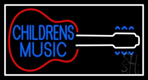 Childrens Music Neon Sign