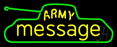 Custom Army Neon Sign