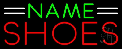 Custom Block Red Shoes Neon Sign