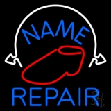 Custom Blue Repair With Shoe Neon Sign