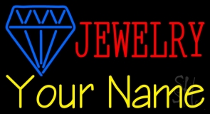 Custom Diamond Logo With Jewelry Neon Sign