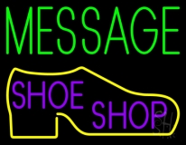 Custom Purple Shoe Shop Neon Sign