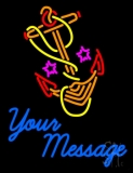 Custom Sailor Logo Neon Sign