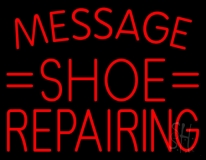Custom Shoe Repairing Block Neon Sign