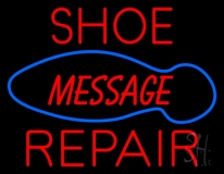 Custom Shoe Repair Logo Neon Sign