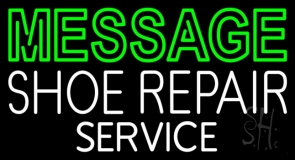 Custom Shoe Repair Service Neon Sign