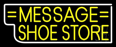 Custom Shoe Store Neon Sign