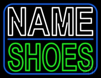 Custom Shoes With Border Neon Sign