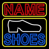 Custom Shoes With Yellow Border Neon Sign
