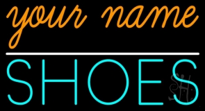 Custom Turquoise Shoes Block Neon Sign