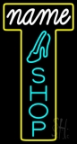 Custom Vertical Shoe Shop Neon Sign