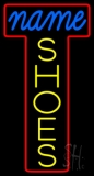 Custom Vertical Shoes Neon Sign