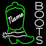 Custom White Boots Neon Sign