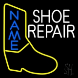 Custom White Shoe Repair Neon Sign